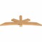 Ekena Millwork Alberta Smooth Timber Gable Bracket, Western Red Cedar, 84"W x 28"H x 3 1/2"D x 5 1/2"F, 8/12 Pitch GBW084X28X0406ALB00SWR - alternate 3